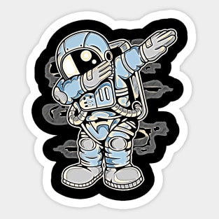 Astronaut Dab • Funny And Cool Sci-Fi Cartoon Drawing Design Great For Anyone That Loves Astronomy Art Sticker